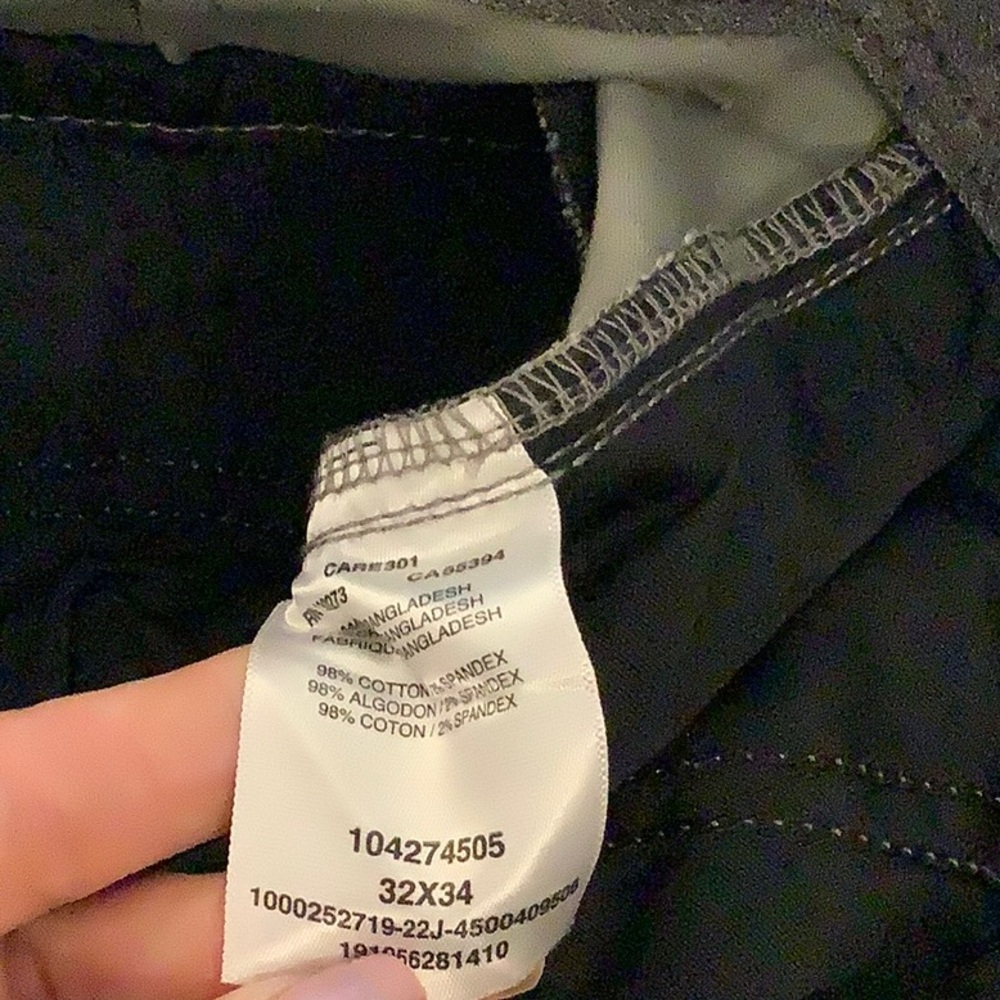 Men's Lee Extreme Comfort Slim Fit Pants Gray Sz 32X34 NWOT - Picture 9 of 10